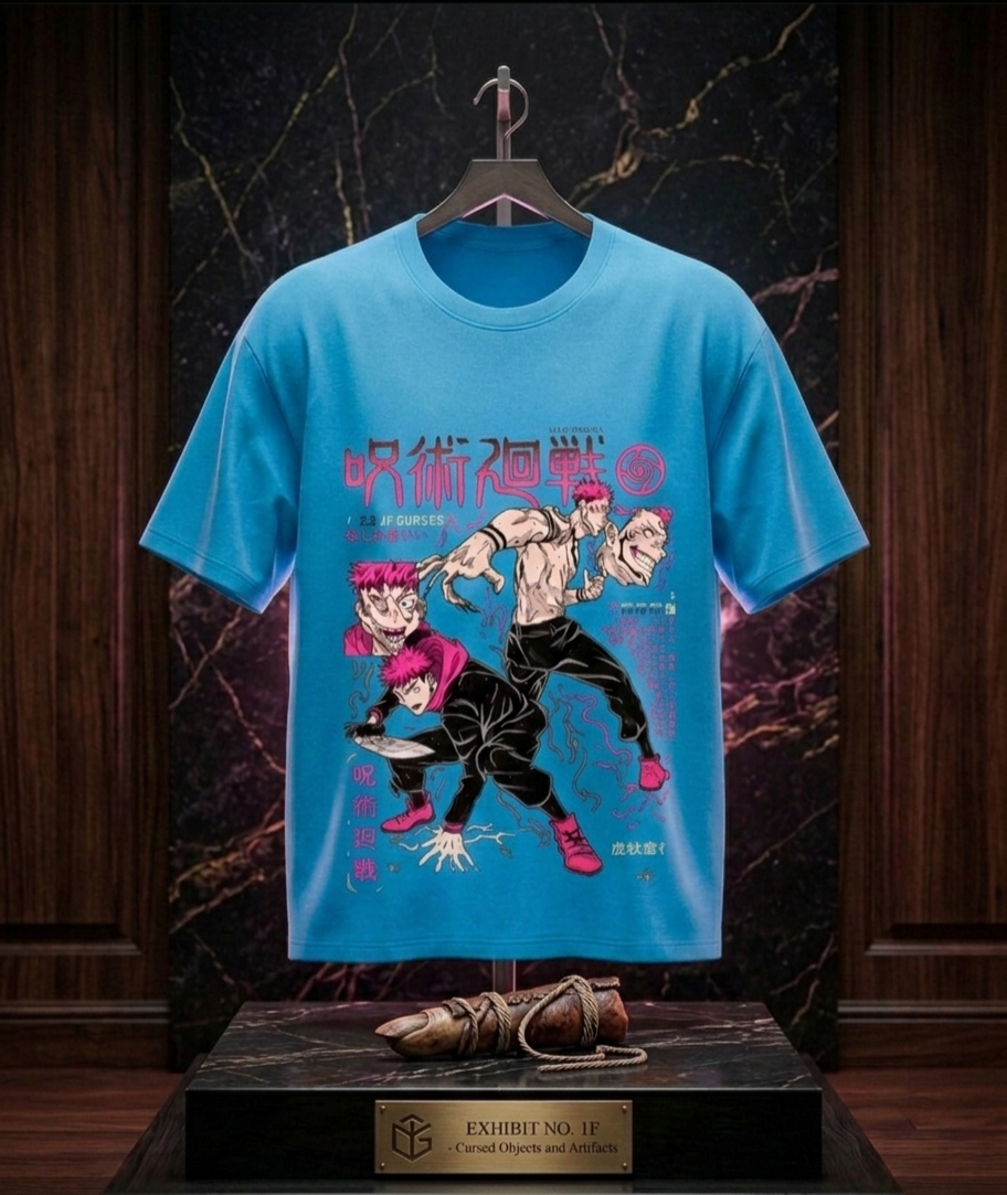 Cursed Vessel Streetwear Tee – Sukuna Edition