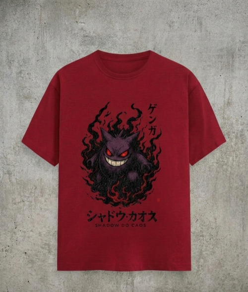 Gengar: Shadow of Chaos // Oversized Streetwear Graphic Tee