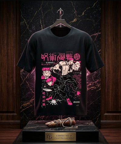 Cursed Vessel Streetwear Tee – Sukuna Edition